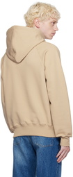 AMI Paris Beige Ami de Cœur Hoodie