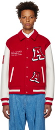 Axel Arigato Red Illusion Bomber Jacket