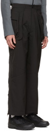 Archival Reinvent Black Archival Zipper Cargo Pants