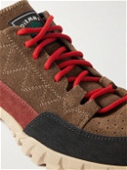 Diemme - Possagno Panelled Suede Sneakers - Brown