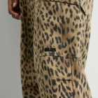 SUNDAYFRUITMARKET Women's Sun Cargo Pants in Leopard