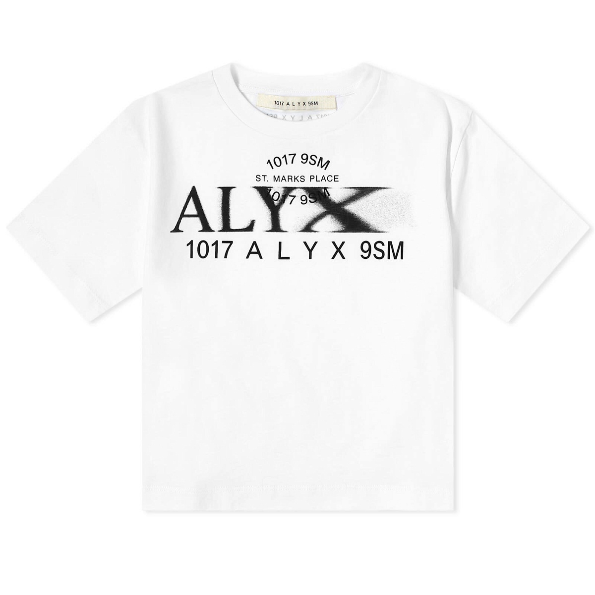Alyx Black Ribbed T-Shirt 1017 ALYX 9SM