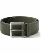 Anderson's - 4cm Full-Grain Leather Belt - Green