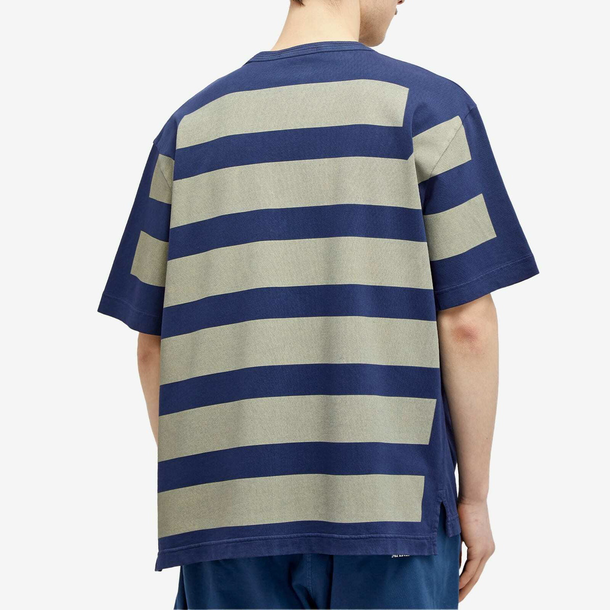 Stone Island Men's Marina Logo Pocket T-Shirt in Royal Blue Stone