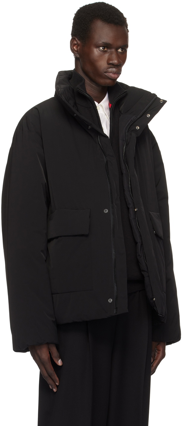 Hugo Black Water-Repellent Down Jacket