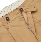 Massimo Alba - Regata Wide-Leg Watercolour-Dyed Cotton Trousers - Brown