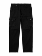 Balmain - Straight-Leg Cotton-Twill Cargo Trousers - Black