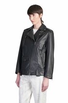 Salvatore Santoro Biker Jacket In Black Leather