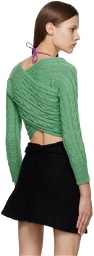 Gimaguas SSENSE Exclusive Green Mariona Sweater