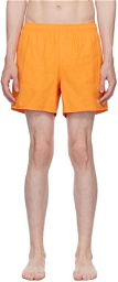 Saturdays NYC Orange Talley Swim Shorts