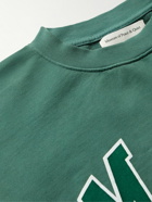 Museum Of Peace & Quiet - University Logo-Print Cotton-Jersey Sweatshirt - Green