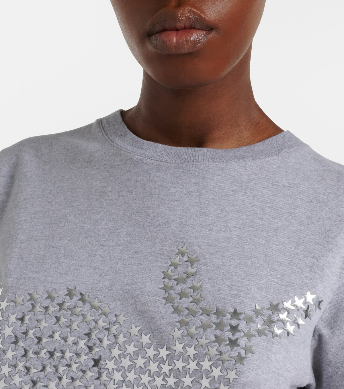 JW Anderson Embellished cotton jersey T-shirt