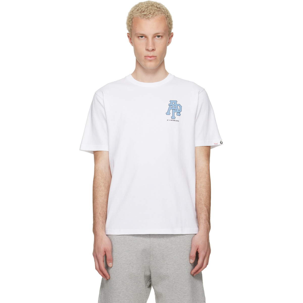 AAPE by A Bathing Ape White Logo T-shirt