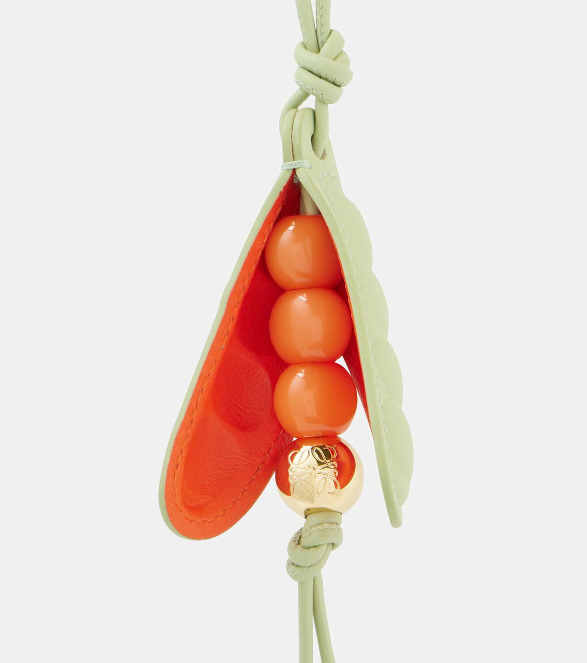 Loewe Pea Pod leather bag charm Loewe
