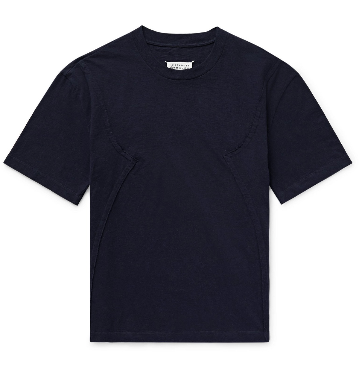 Maison Margiela 関税込 Cotton Jersey T-Shirt Logo cotton jersey T-shirt in black - Maison Margiela