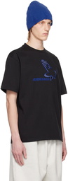 ADER error Black Appliqué T-Shirt