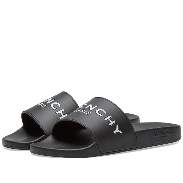 Photo: Givenchy Logo Slide Black