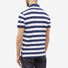 Polo Ralph Lauren Men's Striped Polo Shirt in Newport Navy/White