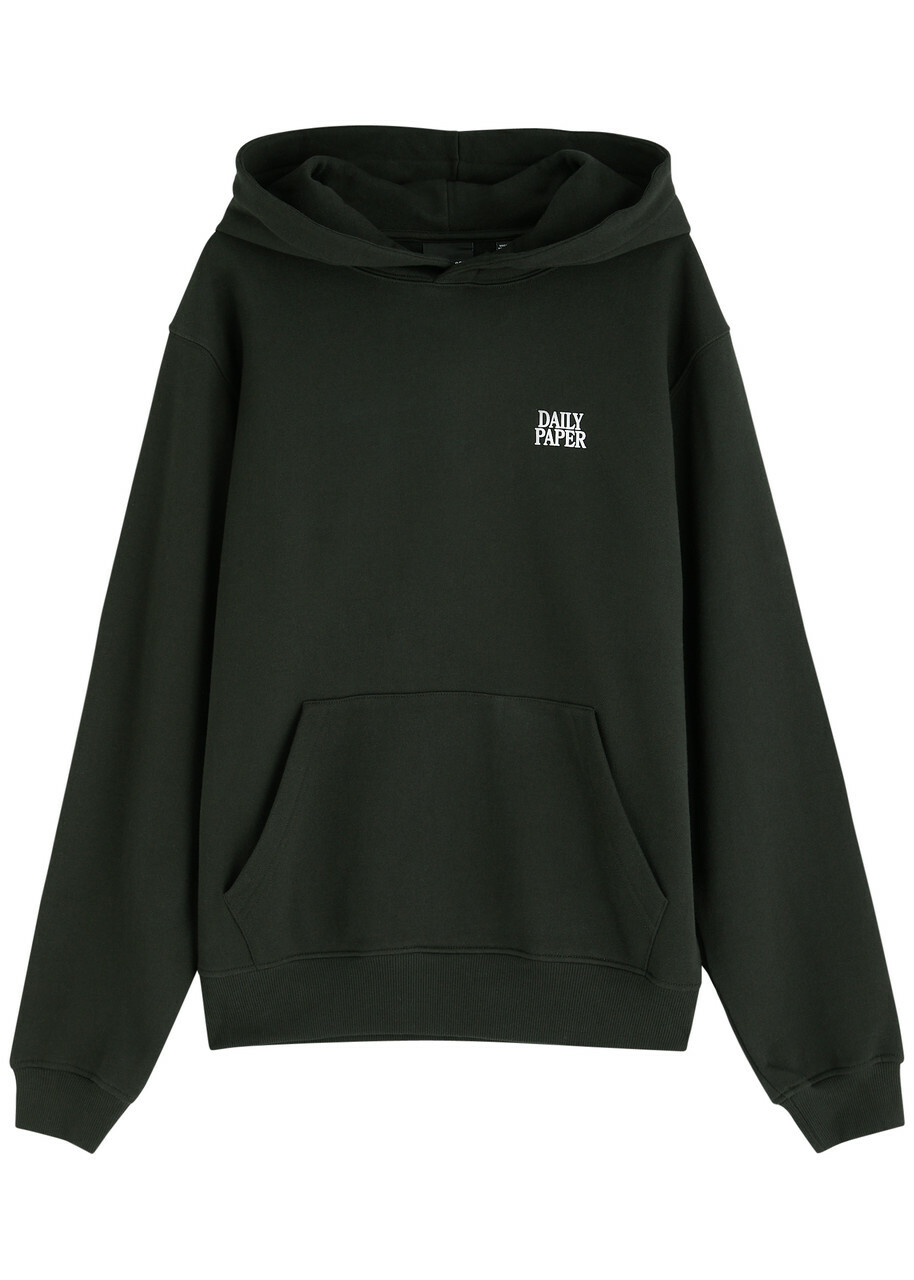 Daily Paper Smoothie Hooded Cotton Sweatshirt Black