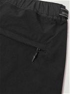 And Wander - Straight-Leg Belted Shell Shorts - Black