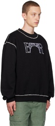 BUTLER SVC Black Embroidered Sweatshirt