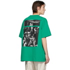 Off-White Green Caravaggio Square Over T-Shirt