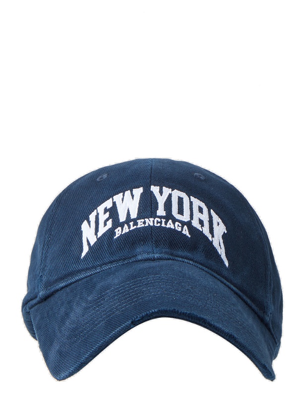 Photo: New York Logo Baseball Cap in Blue