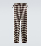 Bode - Shadow checked straight pants