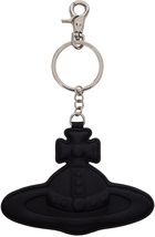 Vivienne Westwood Black Orb Keychain