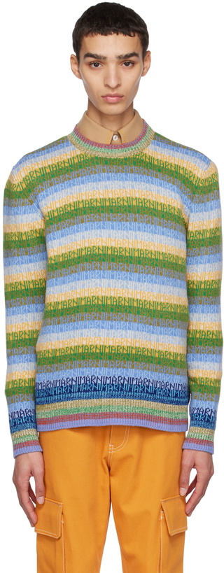 Photo: Marni Blue Striped Sweater