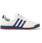 adidas Originals - SL 80 Leather-Trimmed Faux Suede and Shell Sneakers - White
