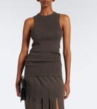 Lisa Yang Amya cotton and cashmere tank top