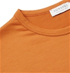 SUNSPEL - Slim-Fit Cotton-Jersey T-Shirt - Orange