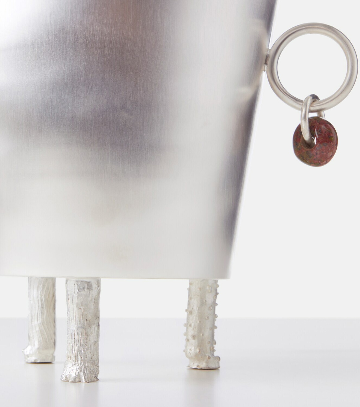 Natalia Criado Embellished silver-plated ice bucket