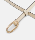 Valentino Garavani Embellished leather belt