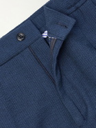 Rubinacci - Straight-Leg Linen Trousers - Blue