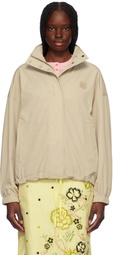 Maison Kitsuné Beige Windbreaker Jacket