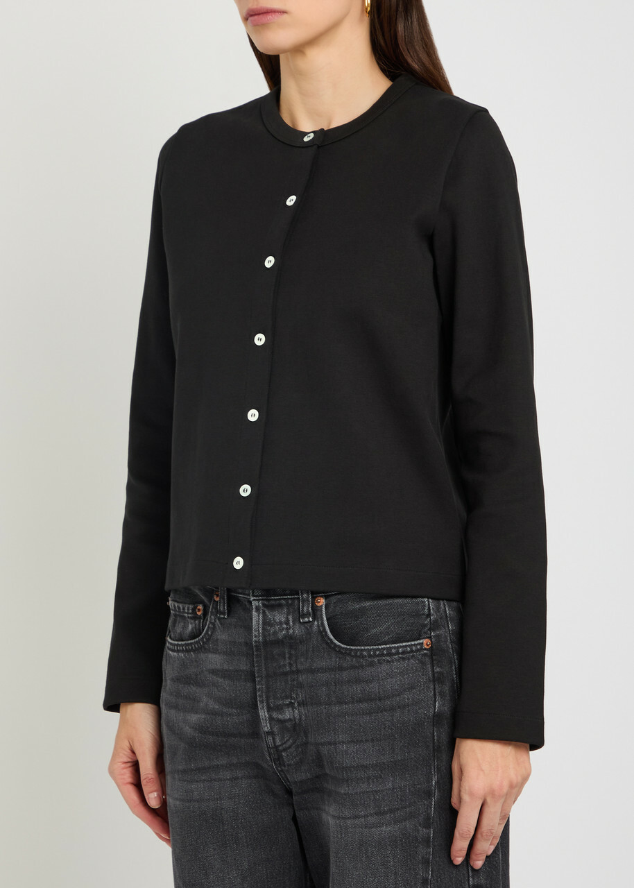 Flore Flore Poppy Cotton Cardigan Black