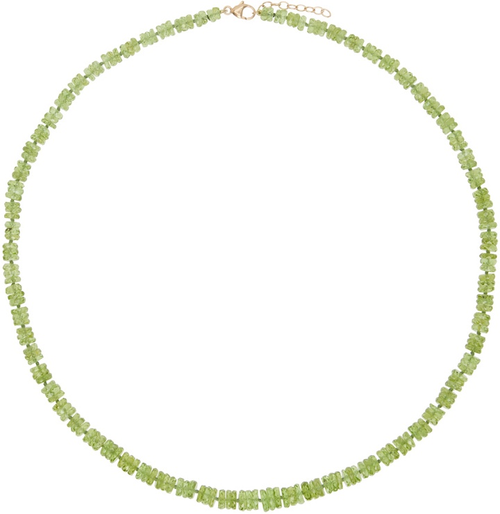 Photo: JIA JIA Green Aurora Peridot Faceted Gemstone Necklace
