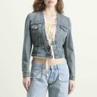 Maison Margiela Women's Denim Jacket in Ice Blue
