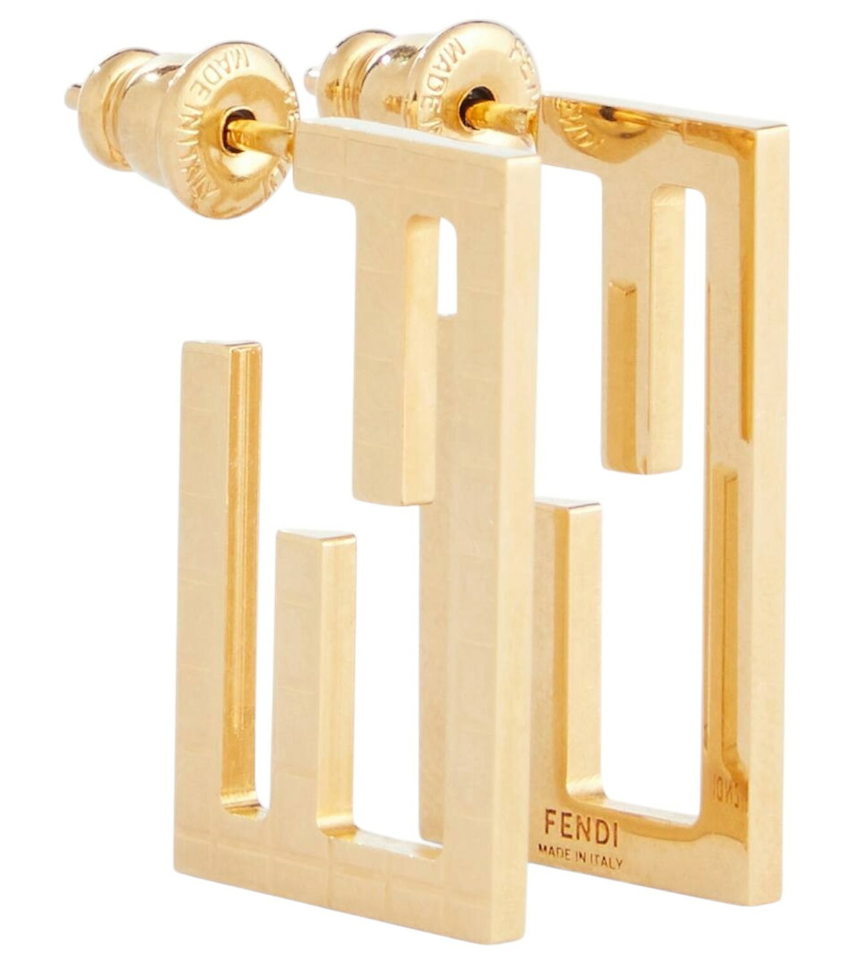 【送料&関税込】Printed Plexiglass Forever Fendi Earrings Fendi Printed Plexiglass And Metal Forever Fendi Earrings