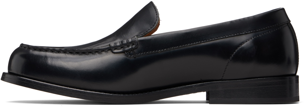 A.P.C. Black Moc Loafers