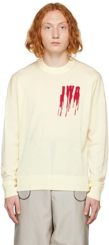 Photo: JW Anderson Off-White Intarsia Sweater