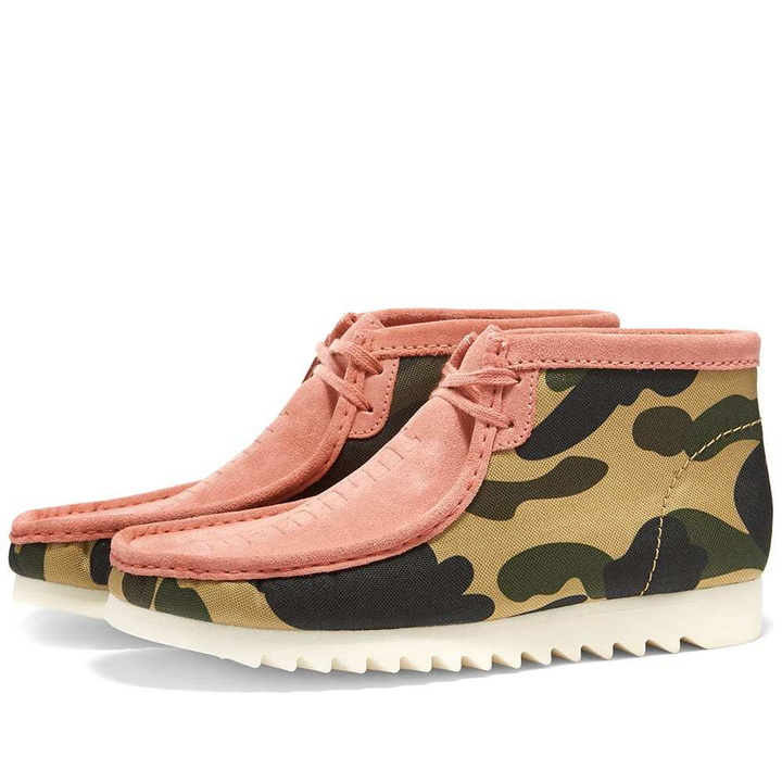 Photo: Clarks Originals x A Bathing Ape Wallabee Boot