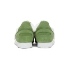 Comme des Garcons Shirt Green and White Spalwart Edition Pitch Low Sneakers