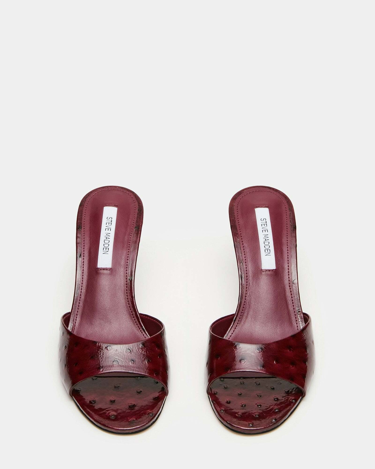 Steve Madden Kendrix-O Heels in Burgundy Exotic