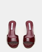 Steve Madden Kendrix-O Heels in Burgundy Exotic
