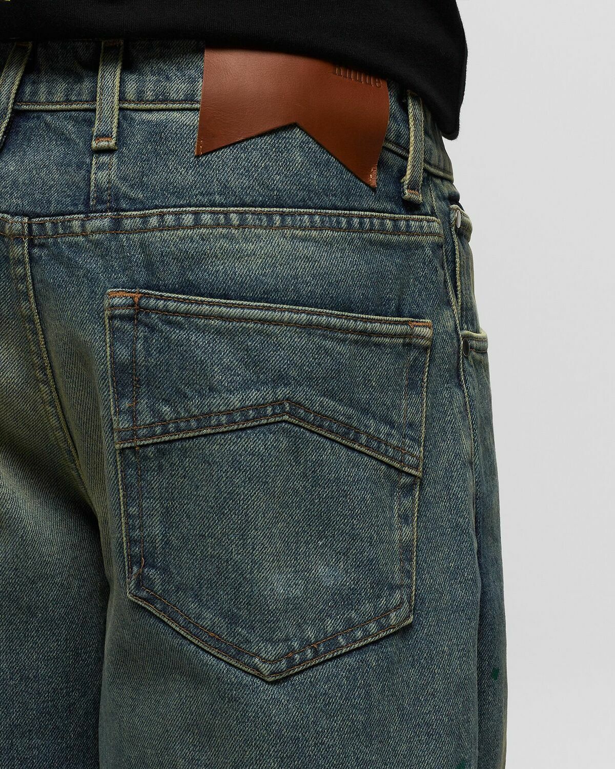 RHUDE Wide Leg Traxedo Denim (Black)