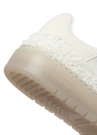 Represent Virtus Panelled Leather Sneakers Off White