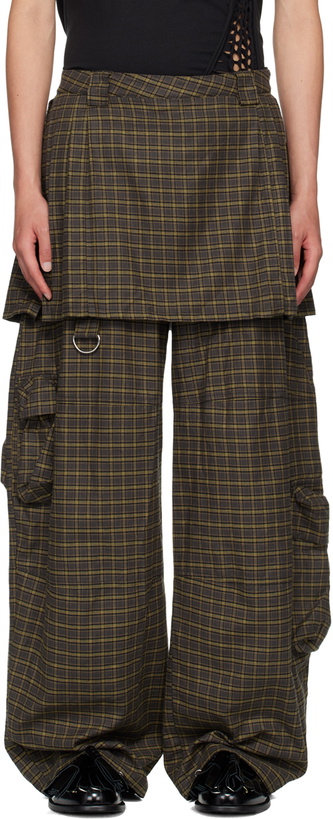 Photo: Collina Strada Gray Lawn Cargo Pants